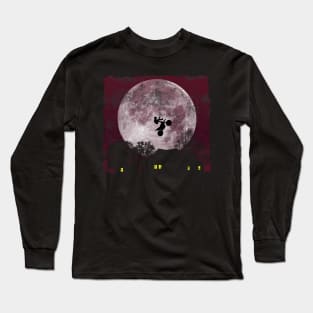 Motocross Freestyle - Blood Moon Long Sleeve T-Shirt